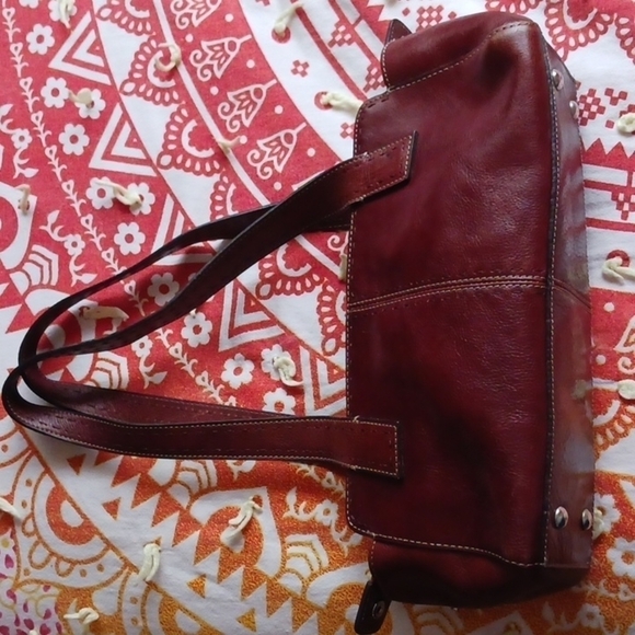 Fossil Leather Baguette Style Purse - Picture 9 of 10